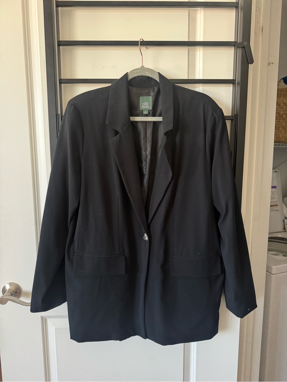 Wild Fable Oversized Blazer — Black